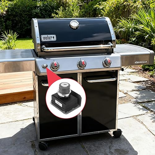 Miniatura 7 de 1836-13 7629 Génesis Encendedor para Weber Genesis Parrilla Piezas de repuesto Genesis 300 SER Control frontal 3 quemadores Grill Starter Module