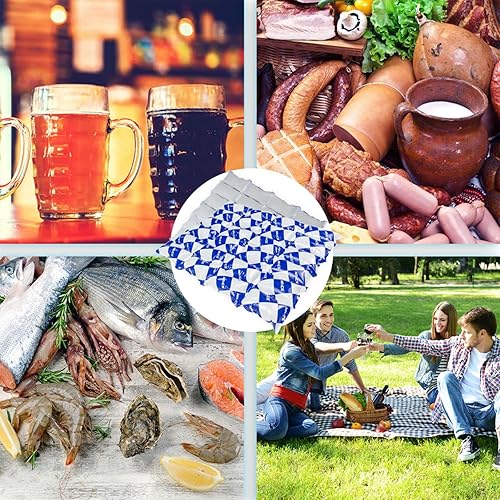 Miniatura 7 de Paquetes de hielo seco para envío de alimentos congelados - Manta de hielo flexible para enfriadores - Paquetes fríos de envío mantienen los