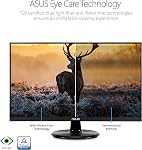 Moniteur ASUS VA24DQ 23,8 po, 1080P Full HD, 75Hz, IPS, Adaptive-Sync/FreeSync, Protection des yeux, HDMI DisplayPort VGA, Sans cadre, Montable VESA