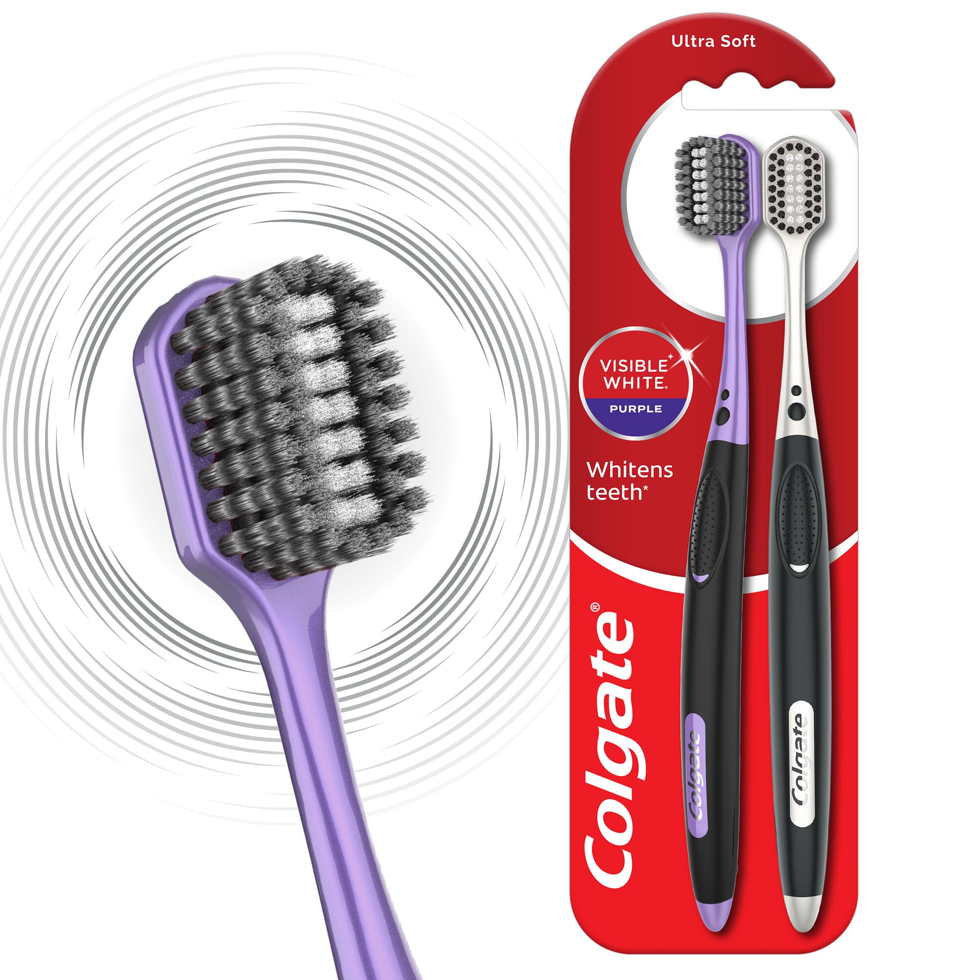 Colgate Visible White Purple Toothbrush Pack of 2-picture-28