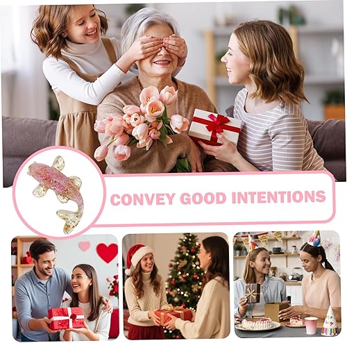 Miniatura 7 de Koi Fish Decor Crystal Figurine, Small Glass Fish Ornament for Home Desk, Lucky Wealth Attraction DecorationHome Decor