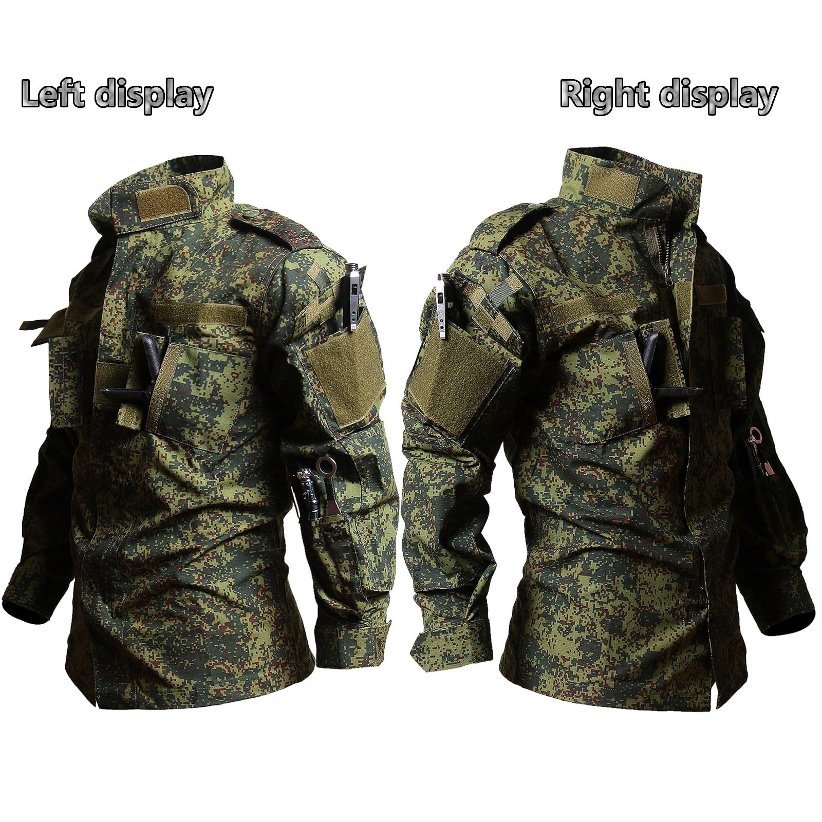 Combinaison Tactique de Camouflage Russe, Combinaisons de Chemise de Combat Tactique pour Hommes, Manteau Coupe-vent Pour Printemps et Automne