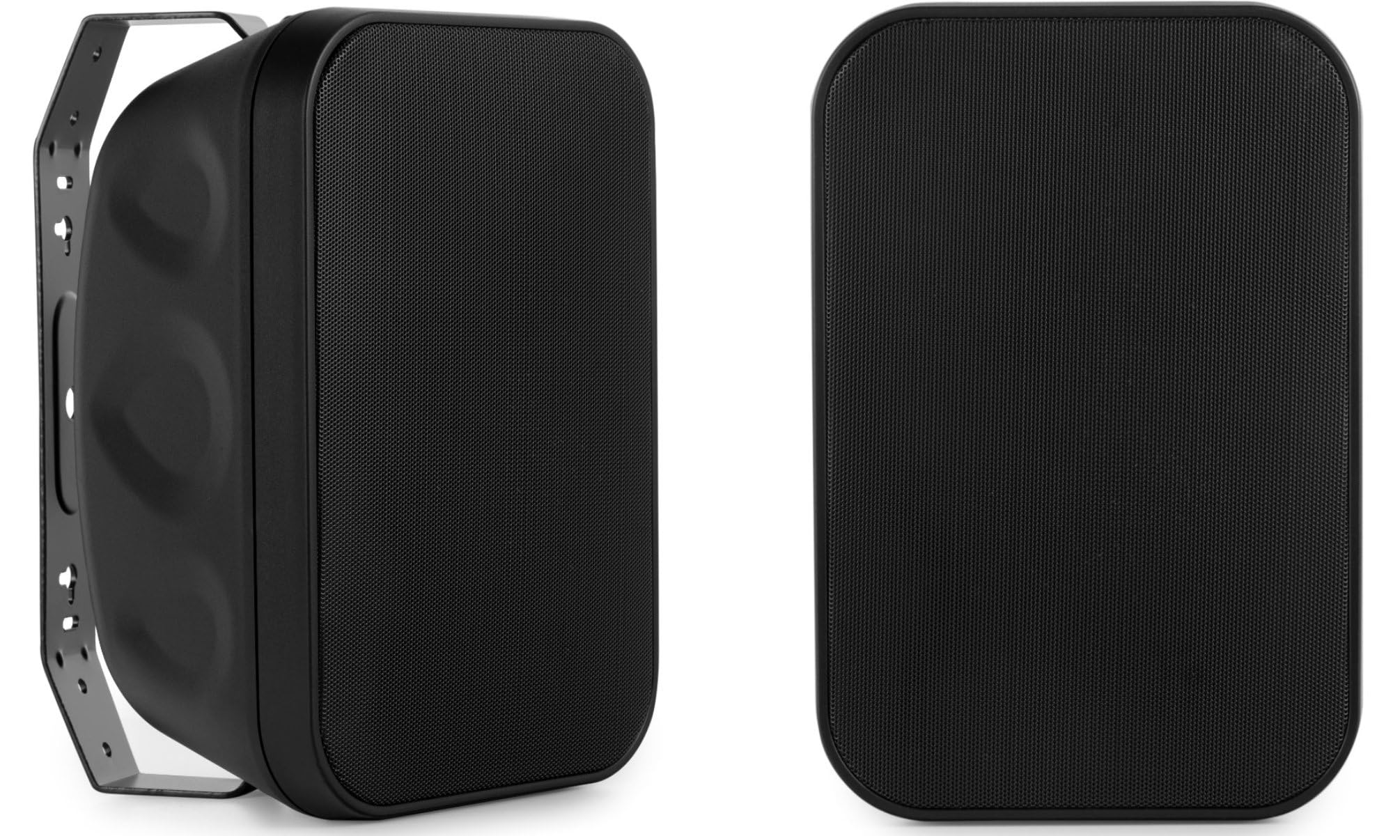 McGrey OLS-5251BK dwudrożny głośnik HiFi Outdoor - 50 W - czarny - z zestawem Bluetooth - w zestawie mini wzmacniacz HiFi i kabel głośnikowy