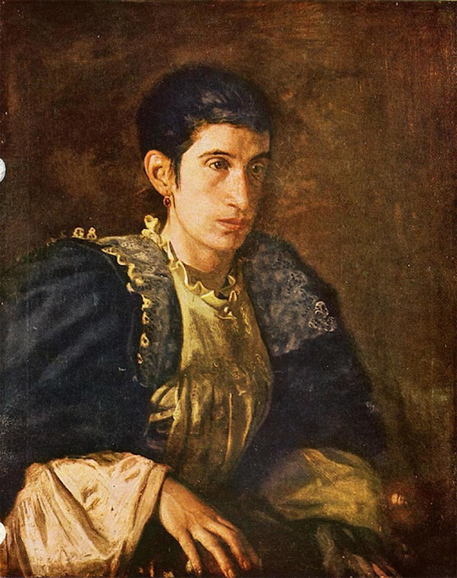 POSTERIIk Vintage Print Pop Art Landscape Artwork Signora Gomez D arza by Thomas Eakins Art Prints for Office Home Decor 60x90cm