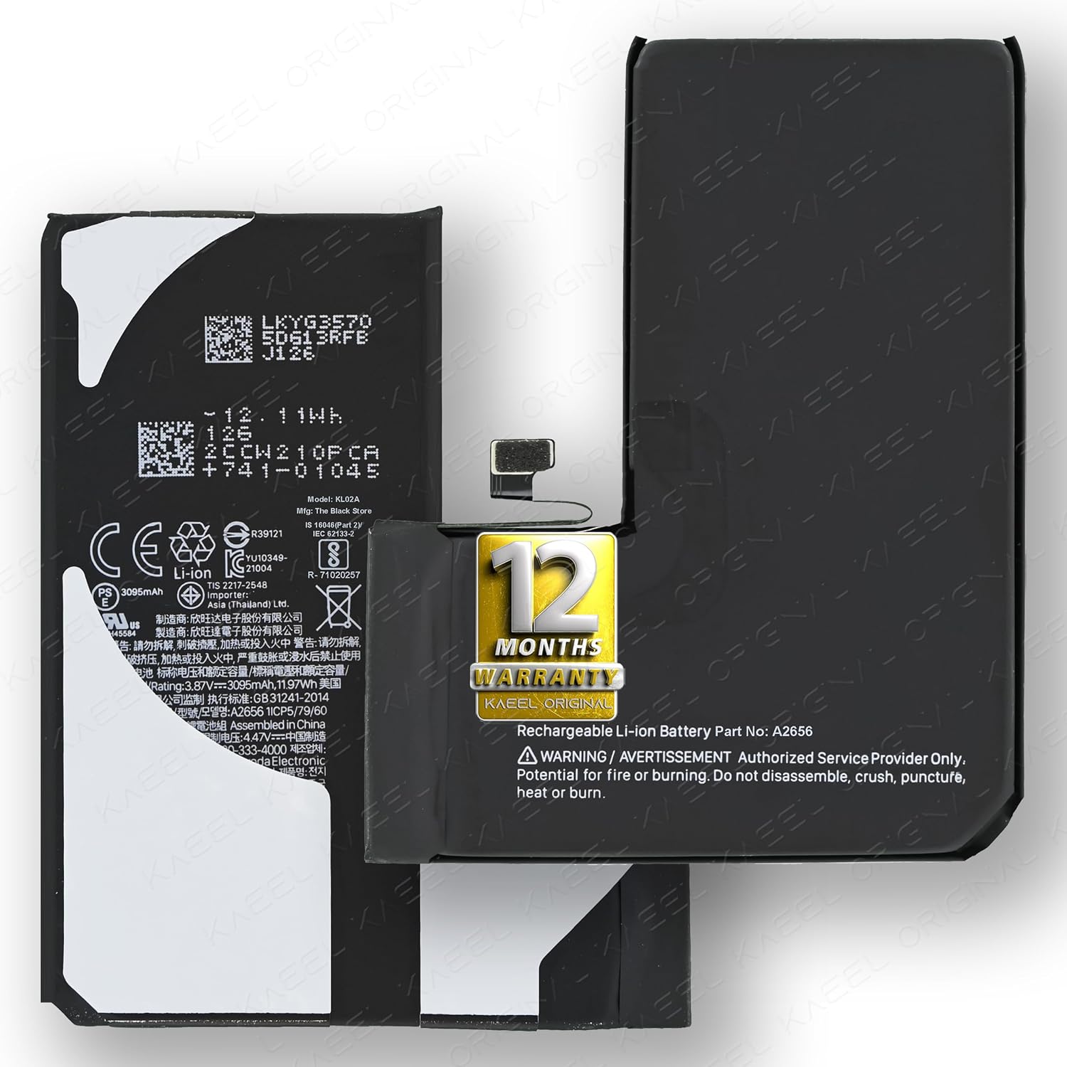 Kaeel Original A2656 Battery for Apple iPhone 13 Pro - 3095mAh - 12-Month Warranty* (Gold, A2639) - Review, Price and Buying Guide