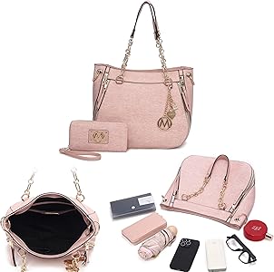 Amazon.com: MKF Collection Tote Handbag with Wristlet Wallet
