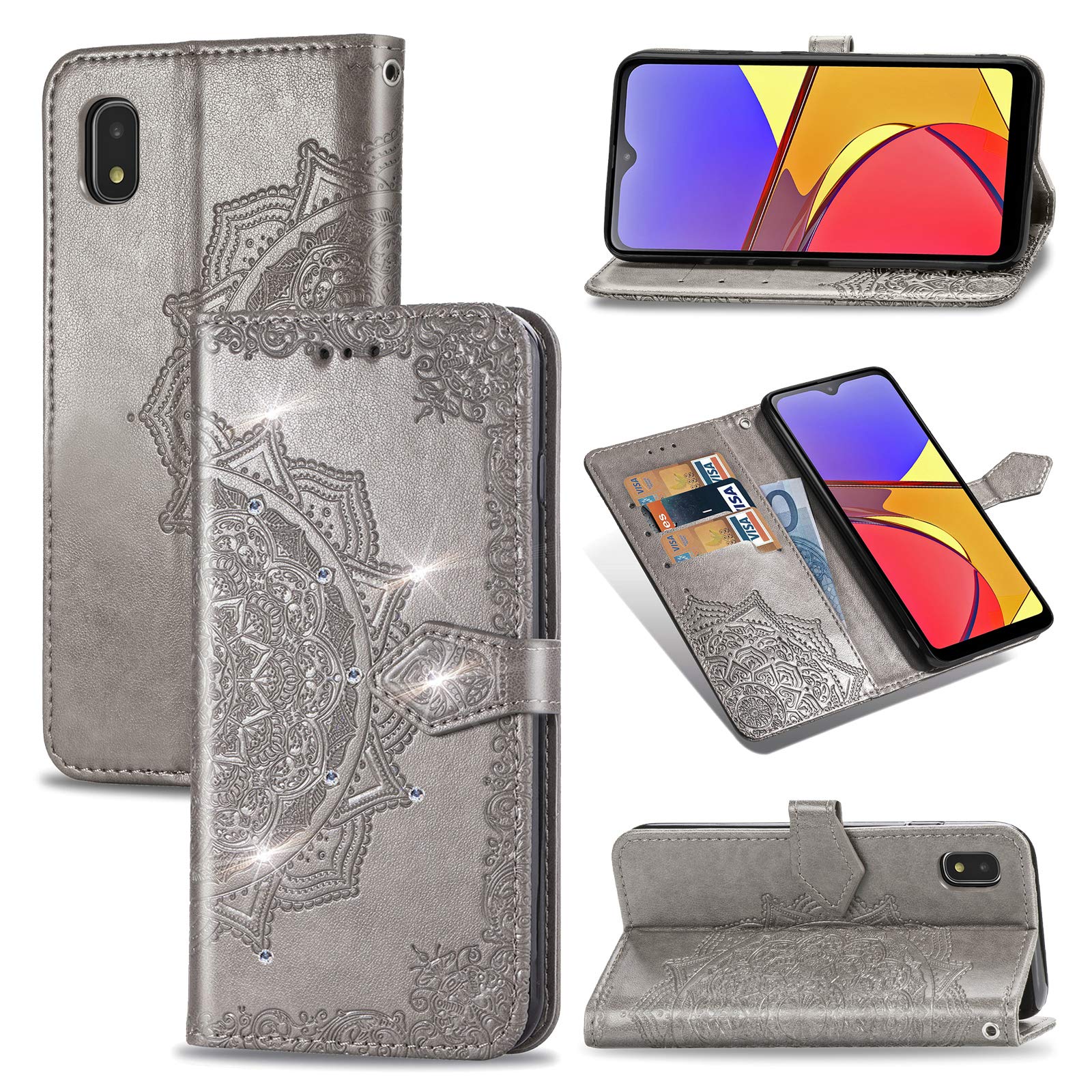 Amazon.co.jp: Galaxy A21 ケースキラキラ NTT ドコモ SC-42A ケース