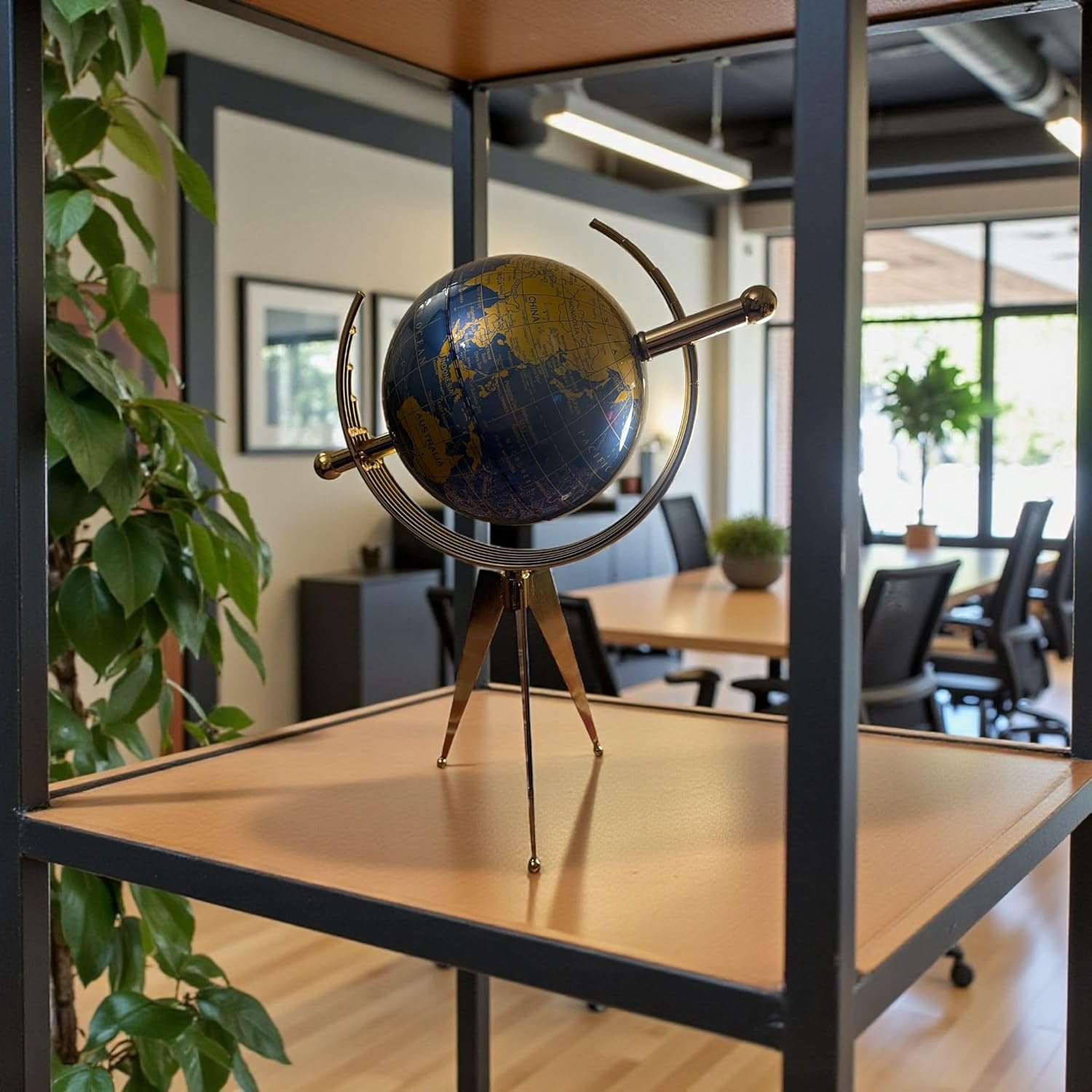 Luxury Decorative World Globe – Gold Standing Office & Table Top Globe Decor