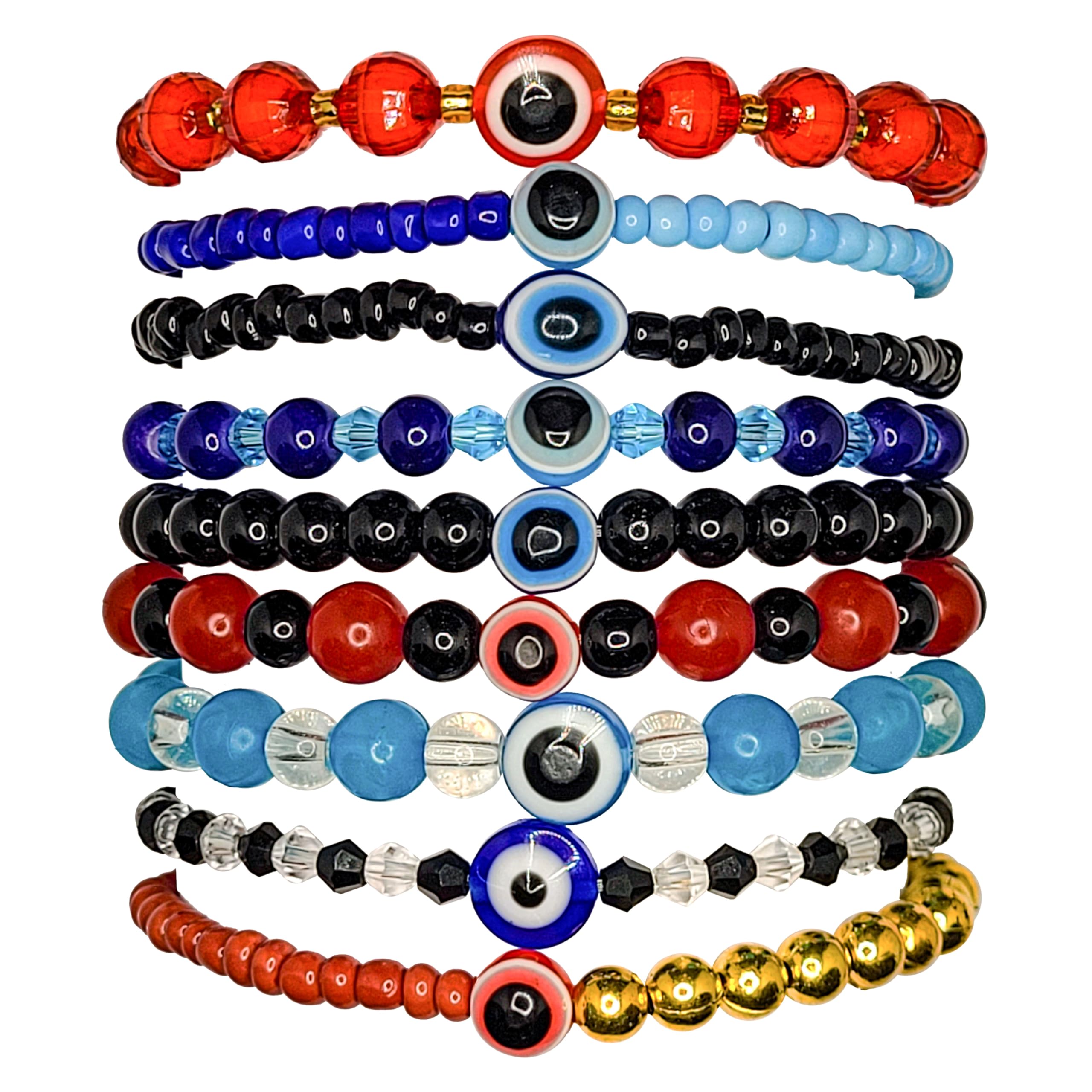 See full amazon price history chart for INDIKONB Evil Eye Boho Bracelet Combo Set - Set of 9 Multicolour Stretchable Bracelets for Women, Girls, and Kids INDIKONB Evil Eye Boho Bracelet Combo Set - Set of 9 Multicolour Stretchable Bracelets for Women, Girls, and Kids (B0CT5X8241) Amazon Price History, Amazon Price Tracker