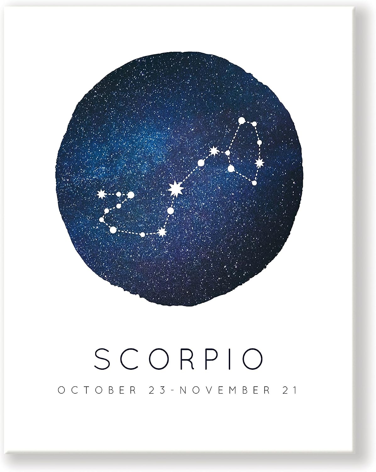 Kindred Sol Collective Scorpio Zodiac Wall Art, Astrology Print 11x14