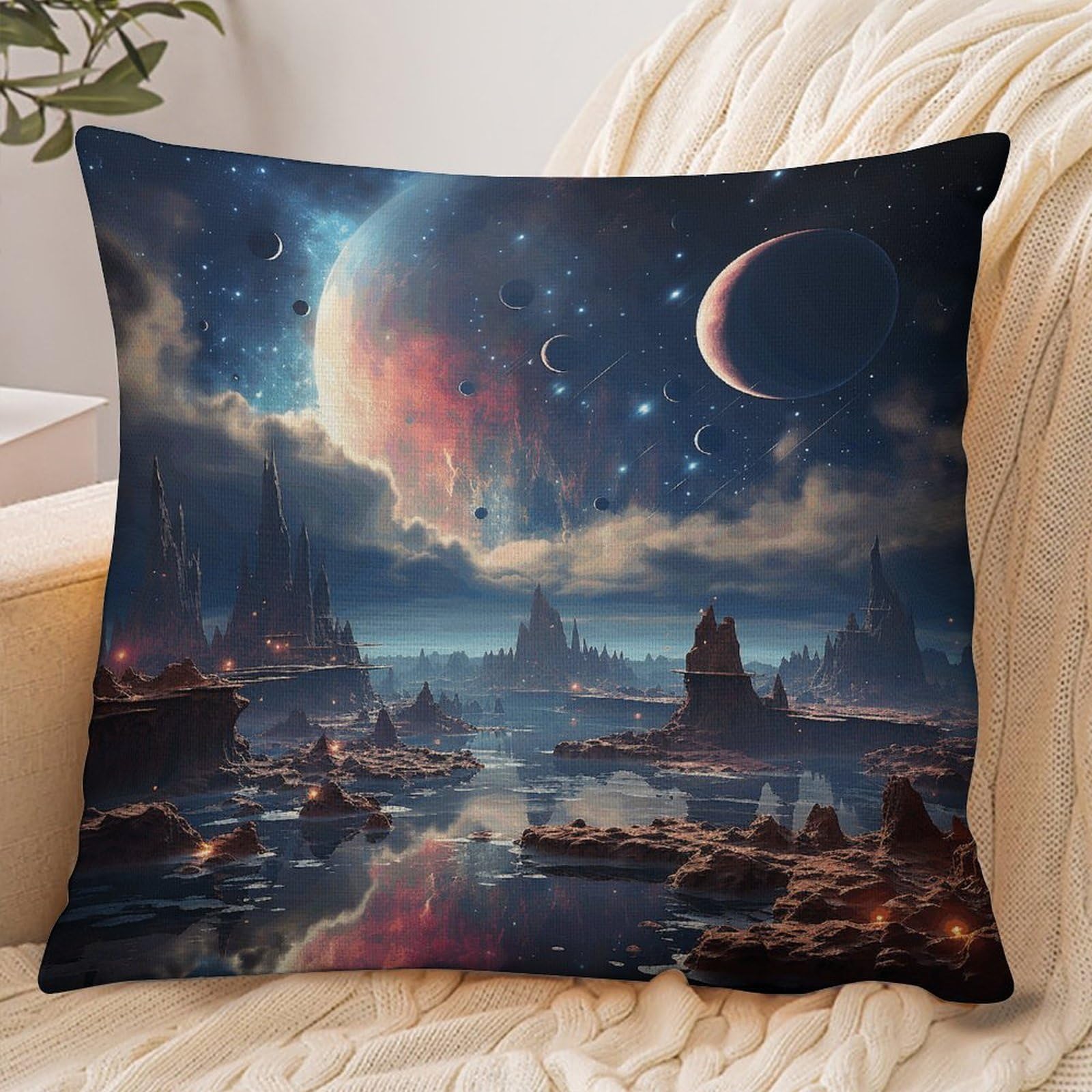Fekiloot Style Galaxy Pillowcase Pillow Sham Pillow Case