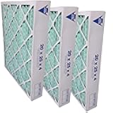 Atomic 20x25x4 MERV 13 Pleated AC Furnace Filter - 3 Pack