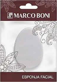 Marco Boni Esponja Para Aplicação De Maquiagem 8462 Branco 1 Unidade