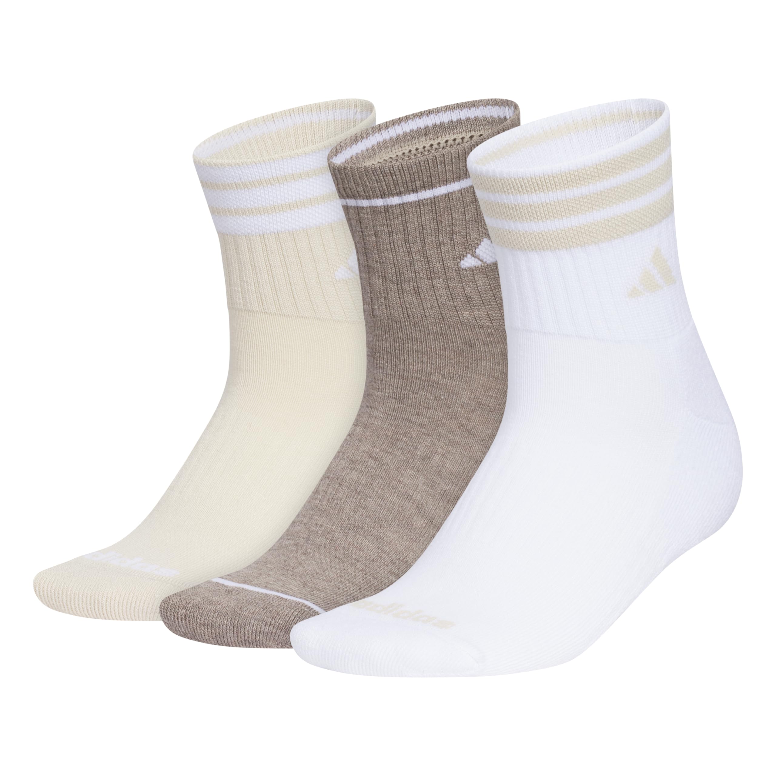 adidas Cushioned Sport High Quarter Socks 3-Pairs Durable & Comfortable