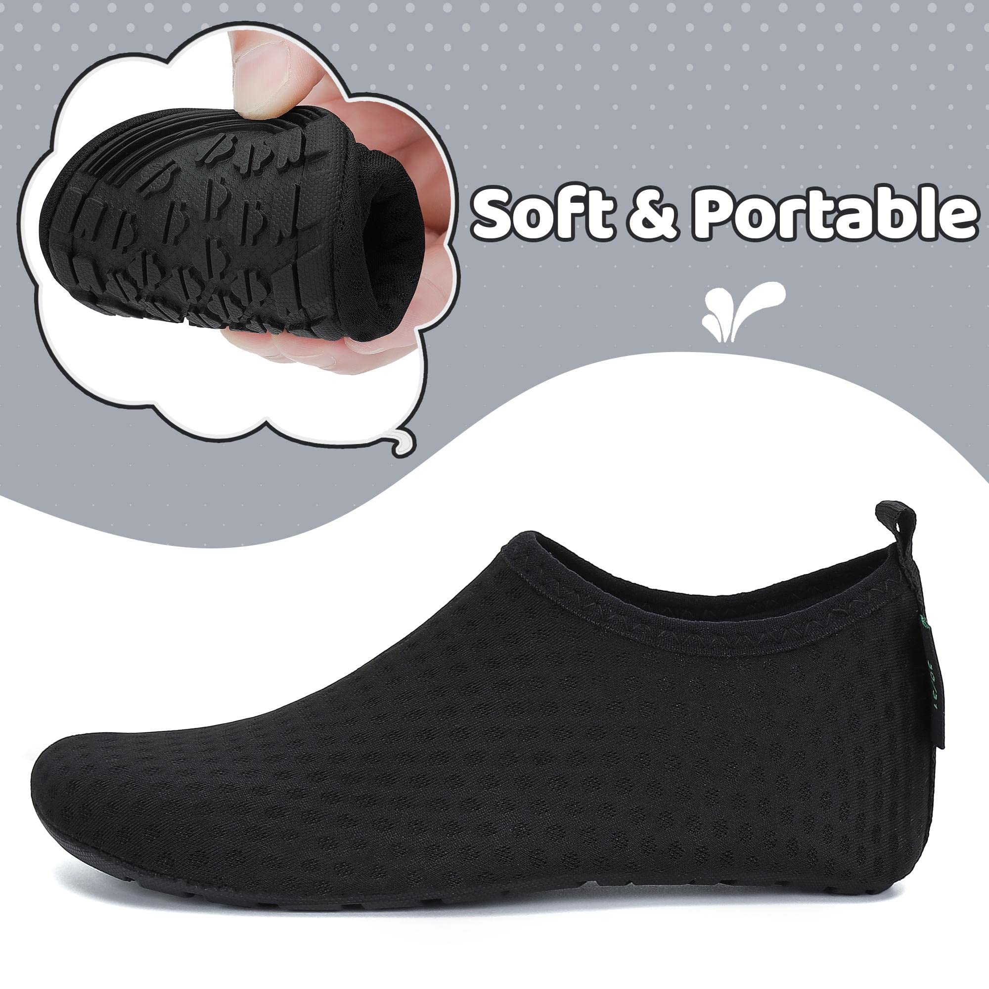 SAGUARO Bambini Ragazze Scarpe da Mare Spiaggia Scarpette da Acqua Scarpe da Immersione per Sportive Acquatici Nuotare Water Shoes