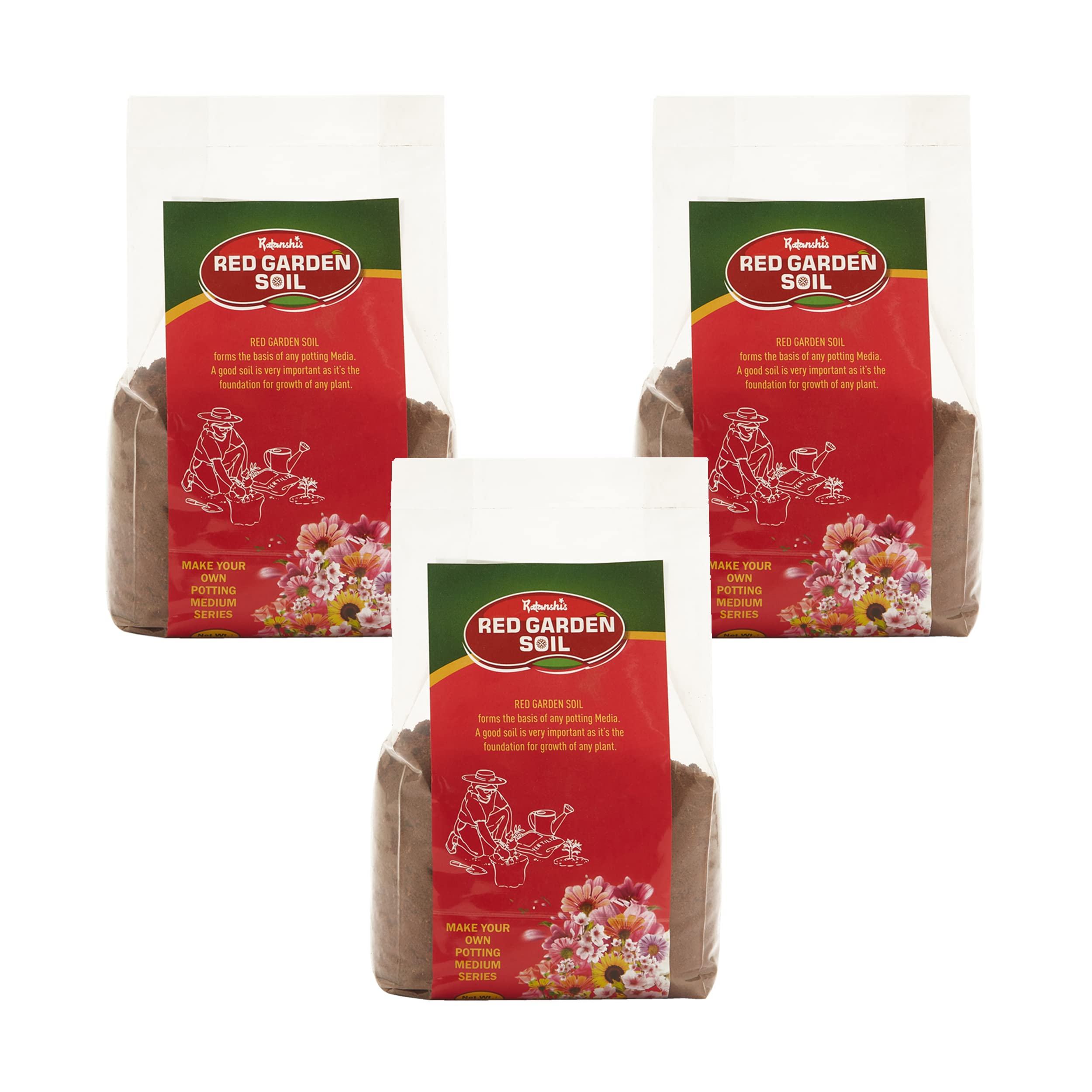 Ratanshi Agro Hortitech Red Garden Soil for All Plants & Home Gardening - Pack of 3 (B09KRQFXDC) Amazon Price History, Amazon Price Tracker
