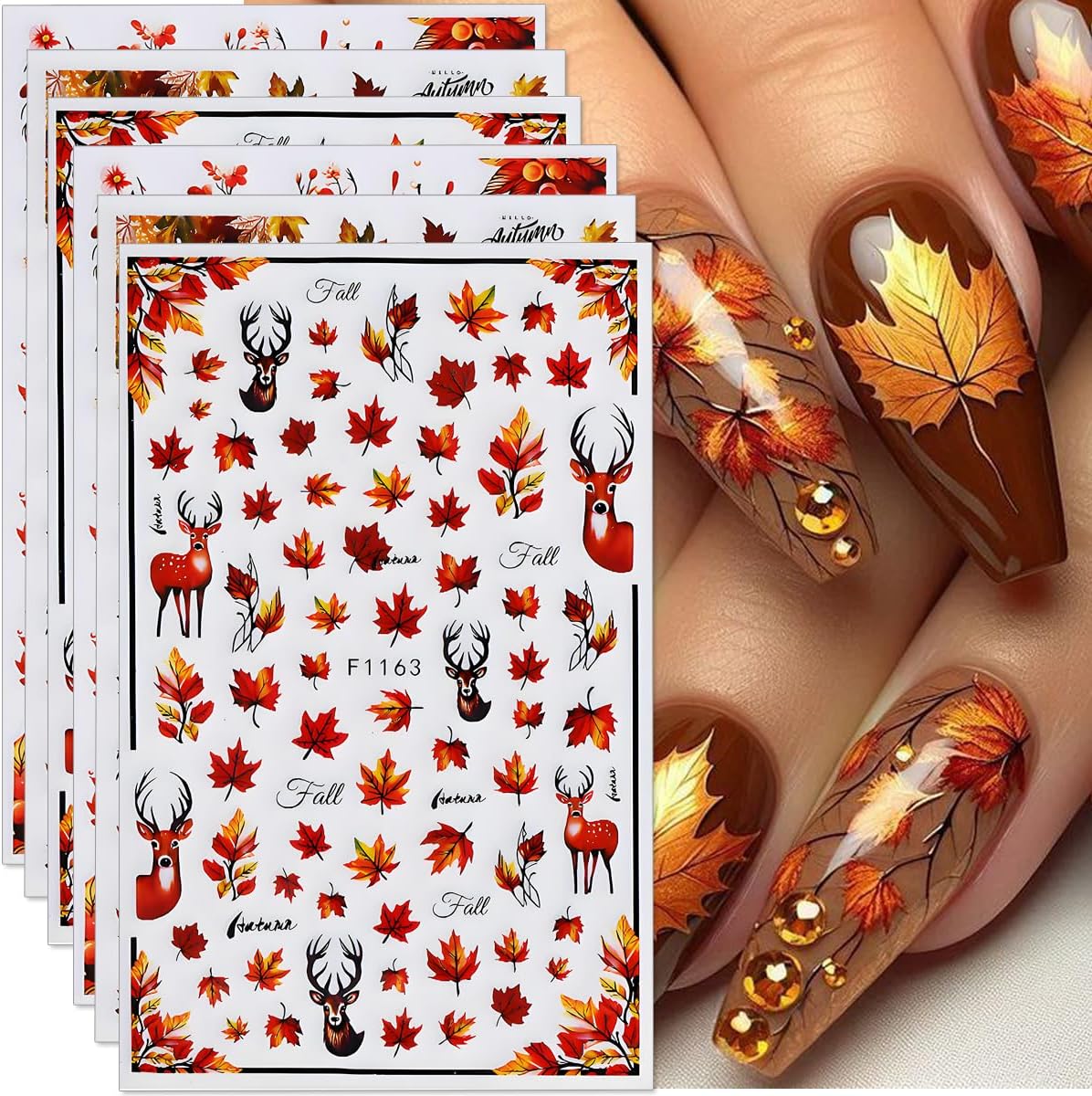 Fall Nail Art Stickers