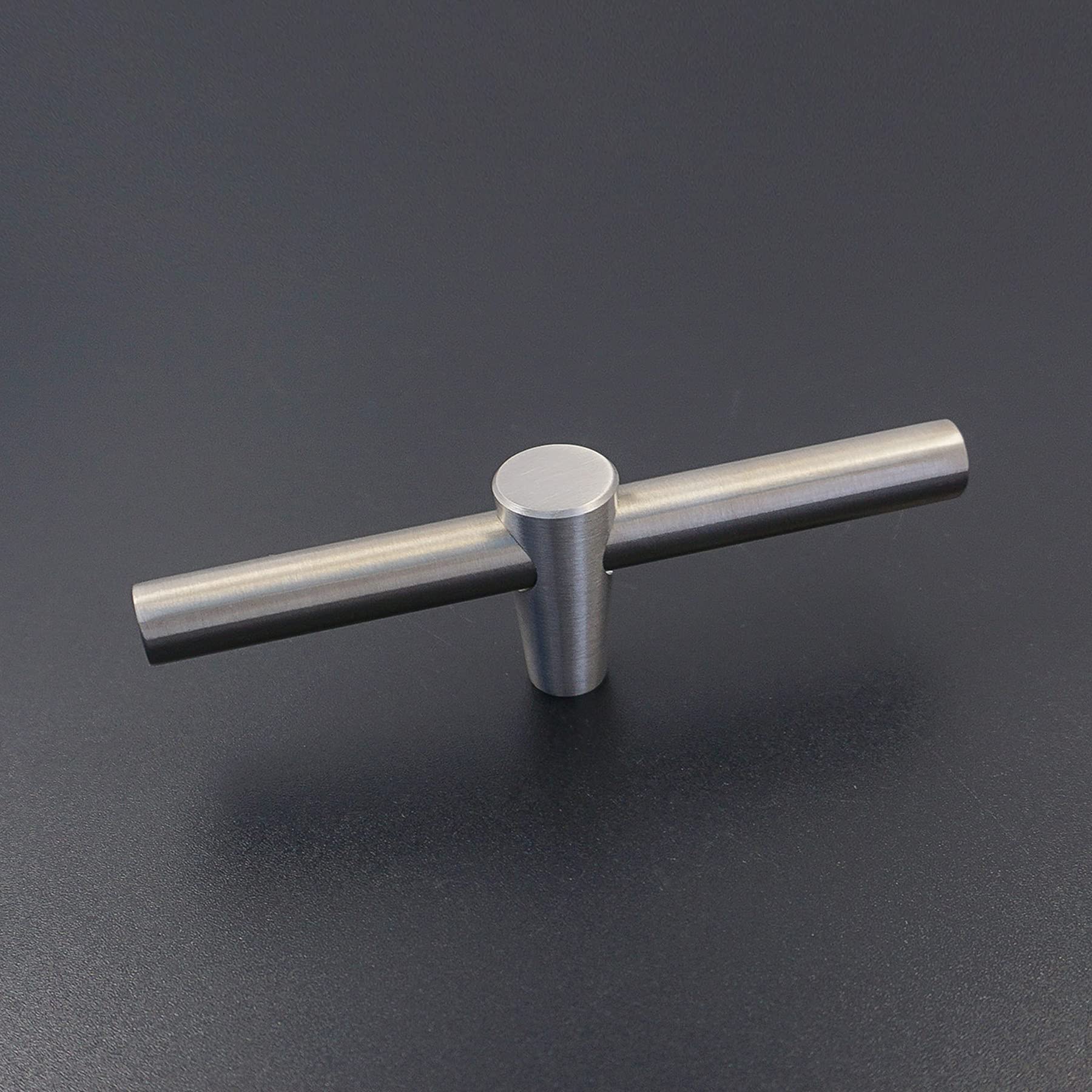 Brushed Brass Cabinet Knobs - 4 Pack -7