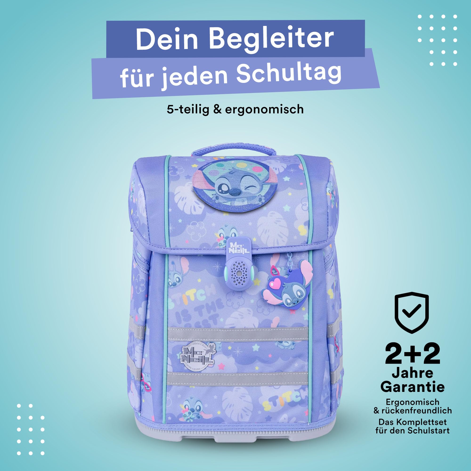 McNeill - Schulranzen-Set, 5tlg. - PERFECTO Kollektion 2025