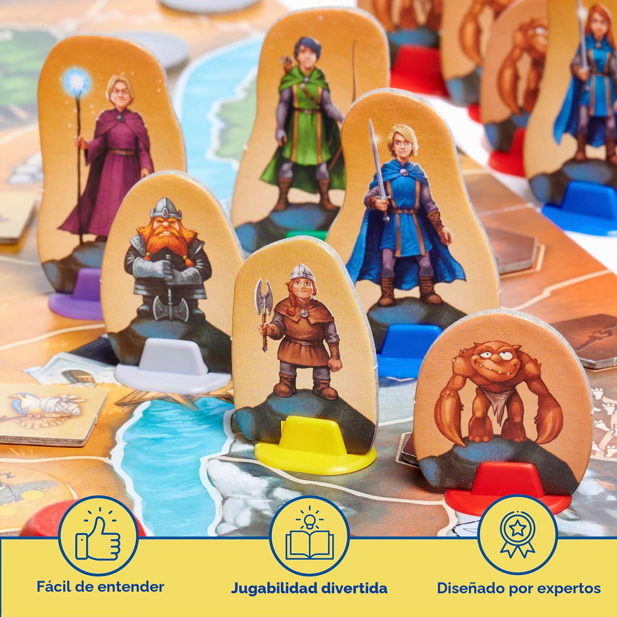 Thames & Kosmos, 691747, Legends of Andor: The Family Fantasy Game, Andor, 2-4 Players, Ages 7+