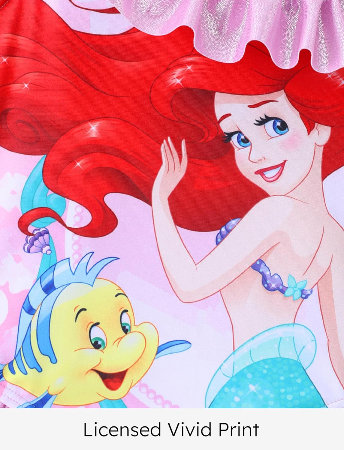 Disney Stitch Frozen Marvel Minnie Mouse Girls Swimsuits Ruffle One Piece Bathing Suits UPF 50 Swimwear Quick Dry Size 2-13Y - Image 3