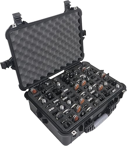 Miniatura 6 de Case Club Estuche plegable para 90 cuchillos estuche organizador de viaje y almacenamiento de lados duros que se adapta a una variedad de cuchillos