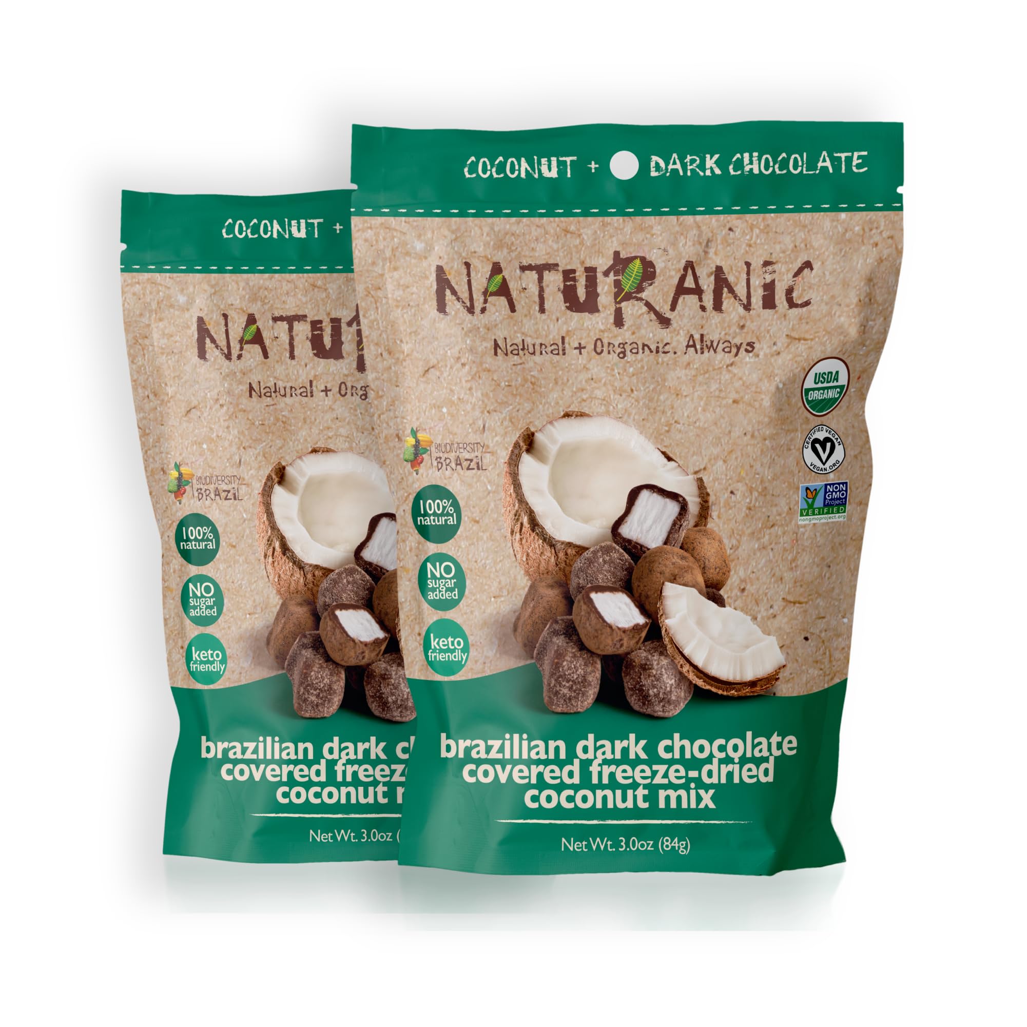 Amazon.com : Naturanic Brazilian Dark Chocolate Covered Freeze