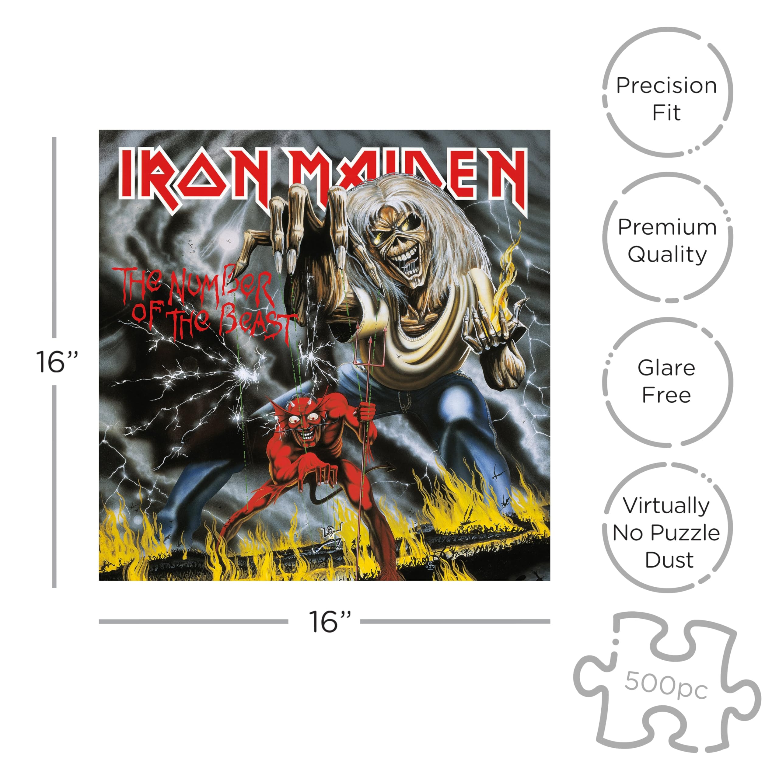 Amazon.com: RockSaws - Iron Maiden The Number of The Beast (500