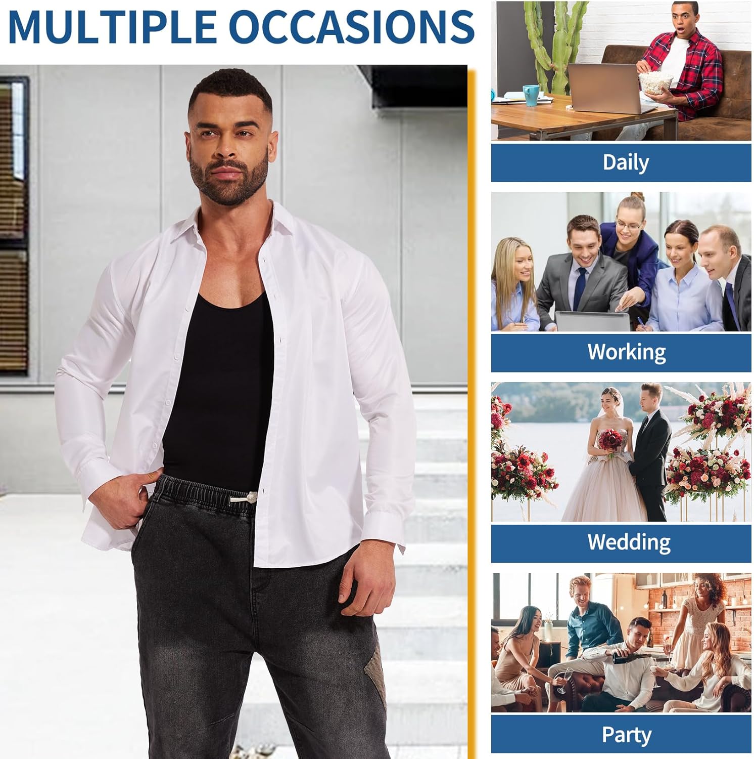 MISS MOLY Mens Full Body Shaper Tummy Control Shapewear Bodysuit Slimming Underwear Tank Top Fajas Para Hombres - Image 5