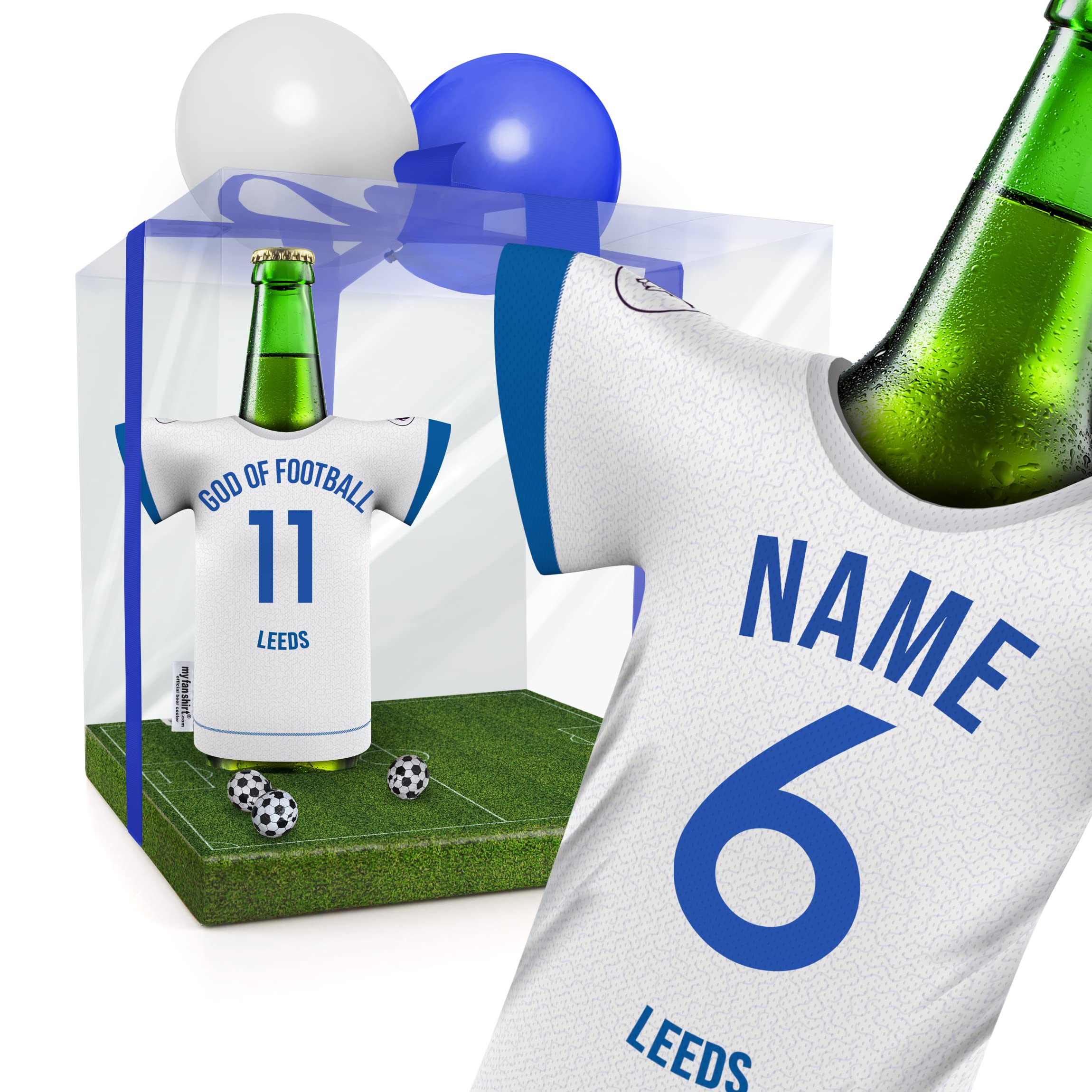 myfanshirt men gifts PERSONALISED intended for LEEDS Utd. supporter Gift Box Fan Item Men | Men Boyfriend Birthday Christmas Secret Santa Bottle Cooler UKUK