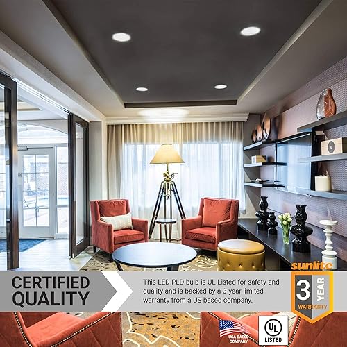 Miniatura 5 de Sunlite 41351-SU - Bombillas LED horizontales PLD de 9 vatios (equivalente a 26 W), 1100 lúmenes, base G24q, depende del lastre, reemplazo CFL,