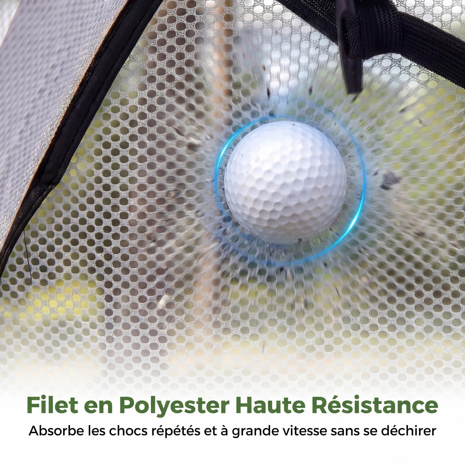 COSTWAY Filet de Golf 3x2M avec Cible Multiples, Filet d'Entraînement de Golf avec Tapis de Frappe Balles Tee Piquets Sac Transport, Intérieur&Extérieur au Drive Chip Swing, Débutant&Golfeur