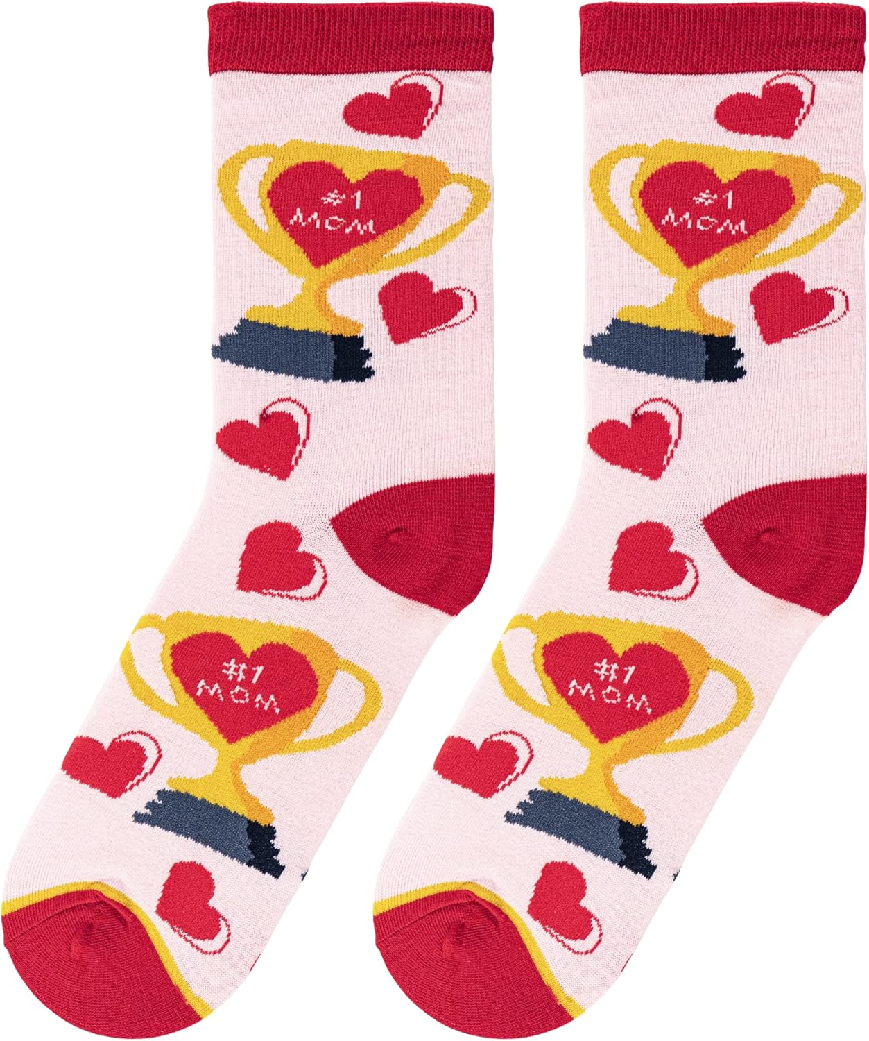 Crazy Socks #1 MOM Fun Print Novelty Crew Socks for Women - Image 6