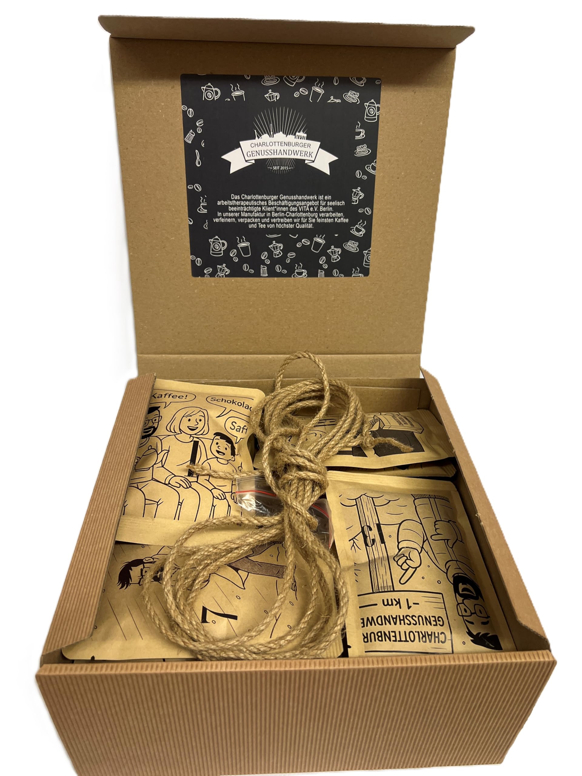Adventskalender Kaffee 24 Tage 2025 Charlottenburger Genusshandwerk Premium Geschenkset Soziale Rösterei Berlin