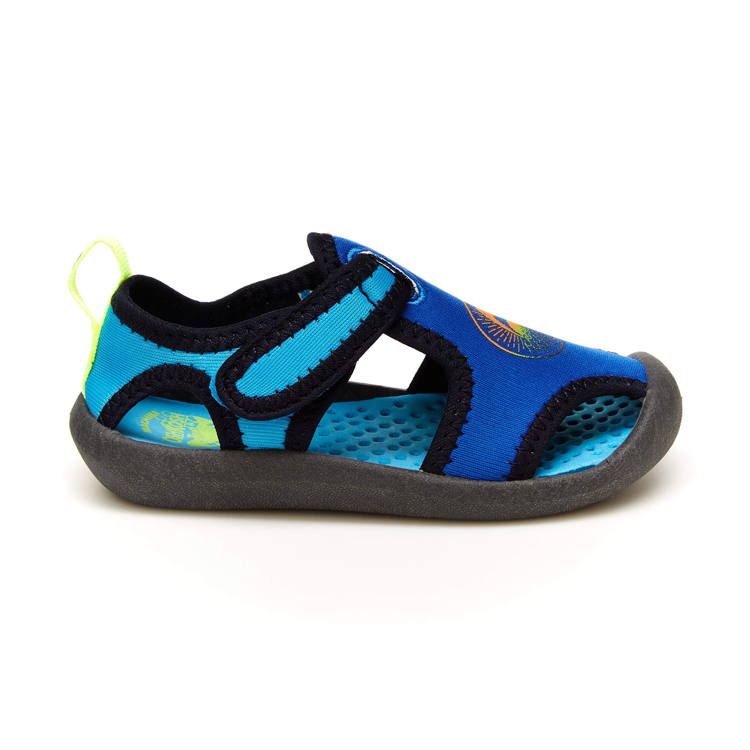 OshKosh B'Gosh Boys Aquatic Water Shoe Sport Sandal, Teal, 5 Toddler