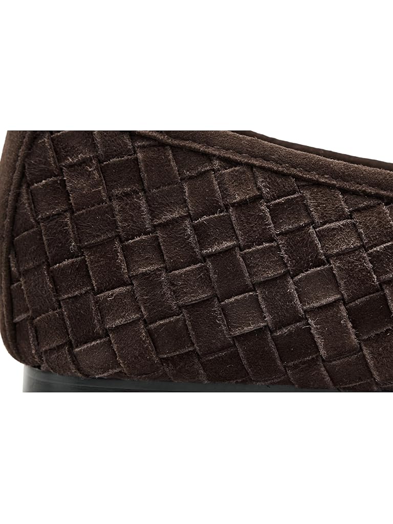 Brown Madewell Greta Elastic Mary Jane - Woven Suede