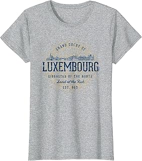 Vintage Luxembourg Retro T-Shirt