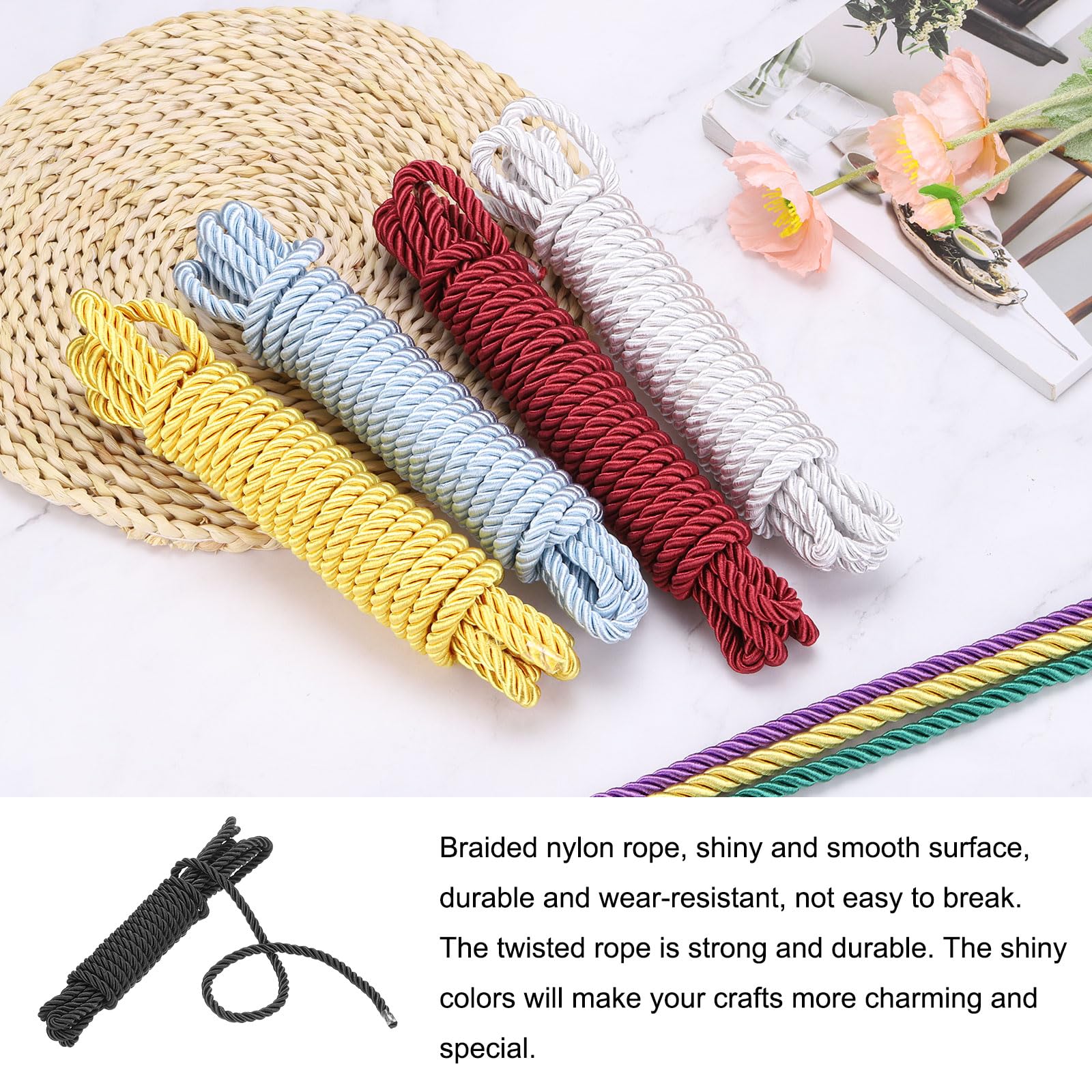 Rebower Twisted Trim Cord Rope - Image 3