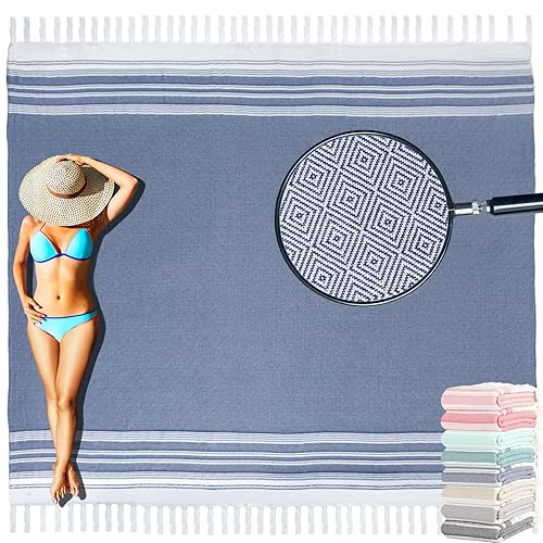 Oversized Turkish Beach Towel Blanket Cotton Giant XL Sandproof Towels