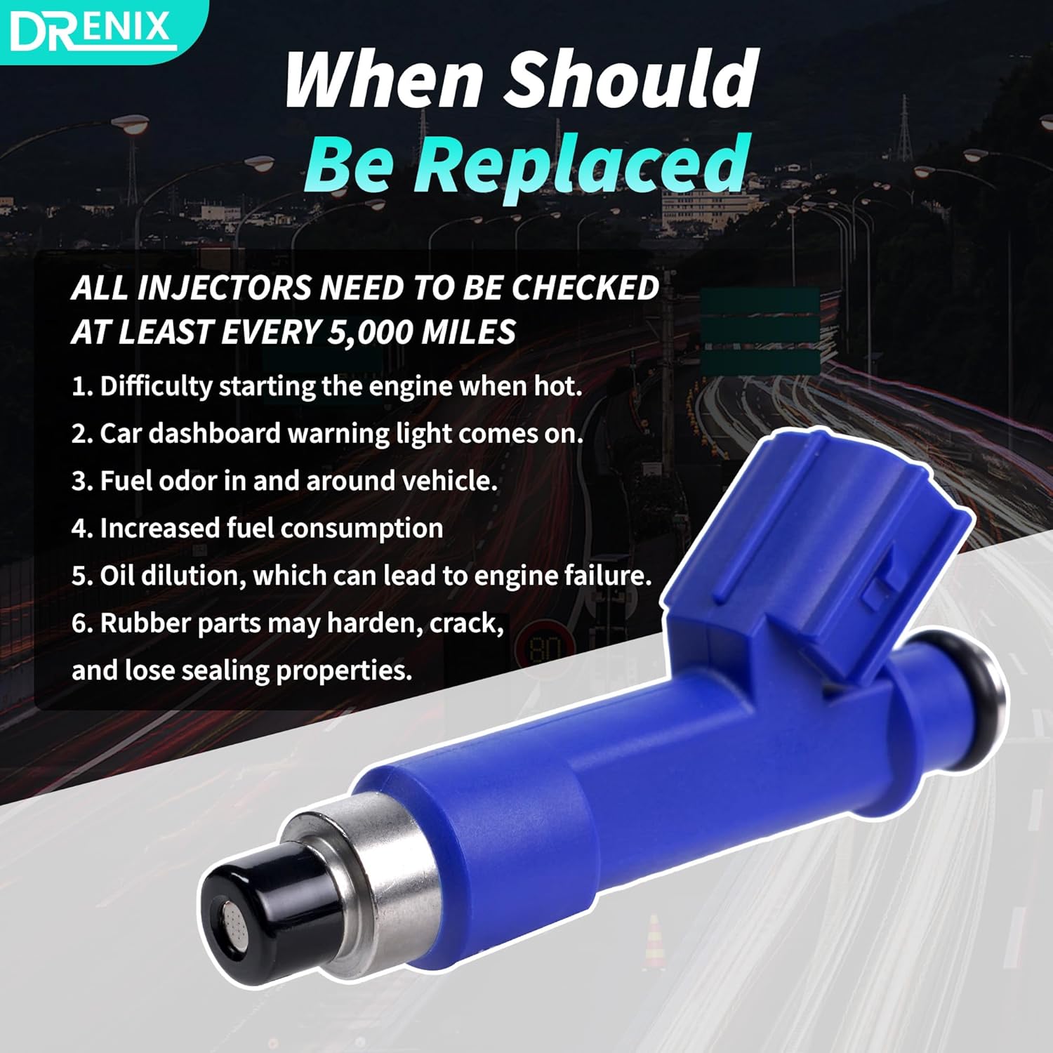 Fuel Injectors 4PCS Fit for-/TOYOTA Corolla 1.8L 2005-2008, /Yaris 1.5L 2006-2018, For-/Pontiac Vibe 1.8L 2005-2008 23250-0D050 23209-0D050