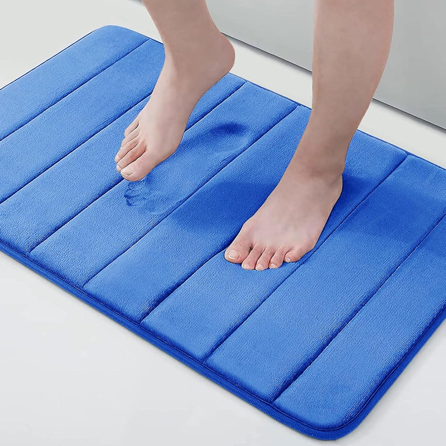 Buganda Memory Foam Bath Mat Rug, 24" x 16", Ultra Soft and