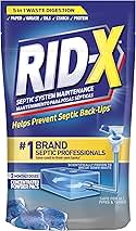 Rid-X Septic System Treatment, Septic Tank Treatment, 3-Monthly Supply Dual Action Septi-Pacs - 3.2 oz