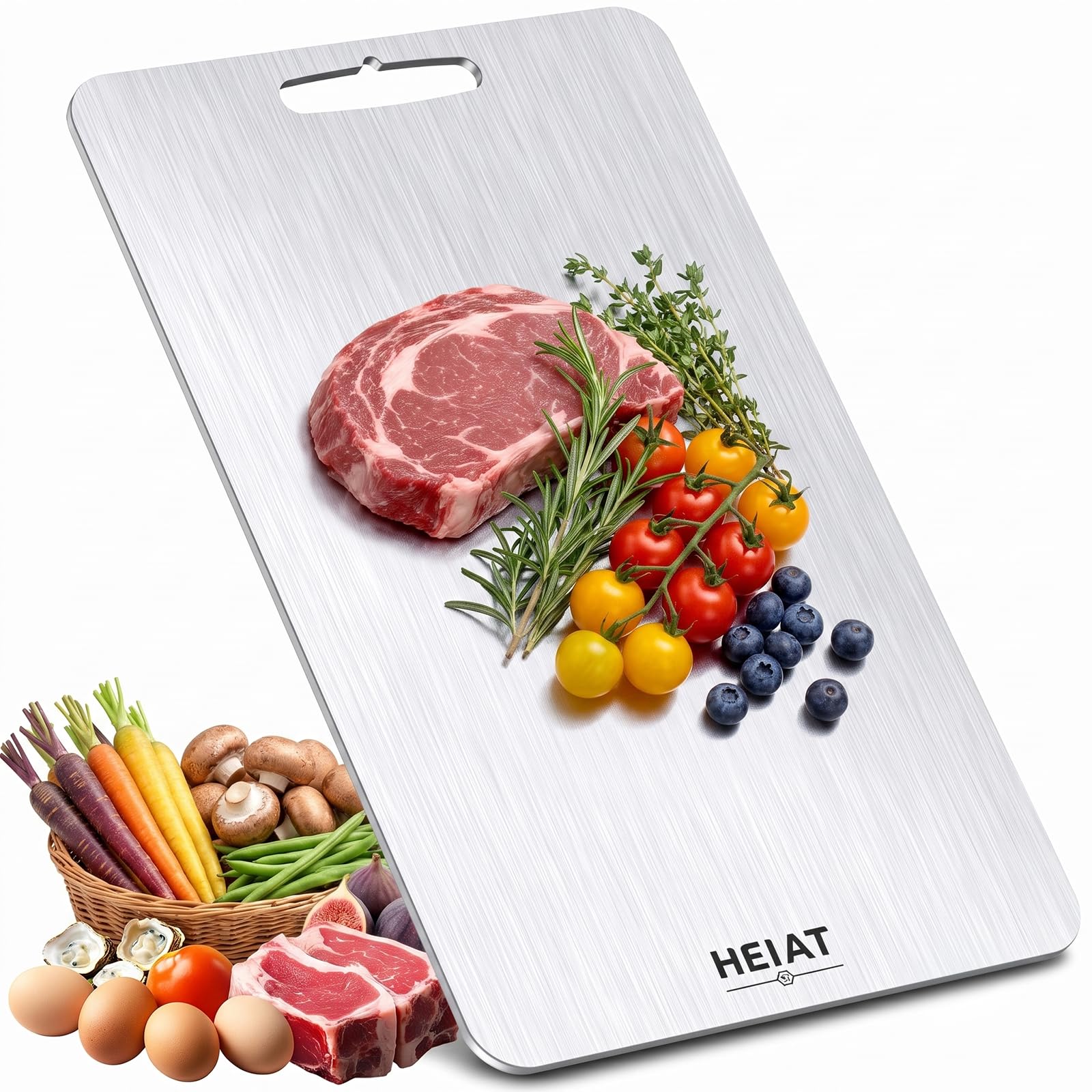 Non-Toxic Titanium Cutting Board 16” x 10”