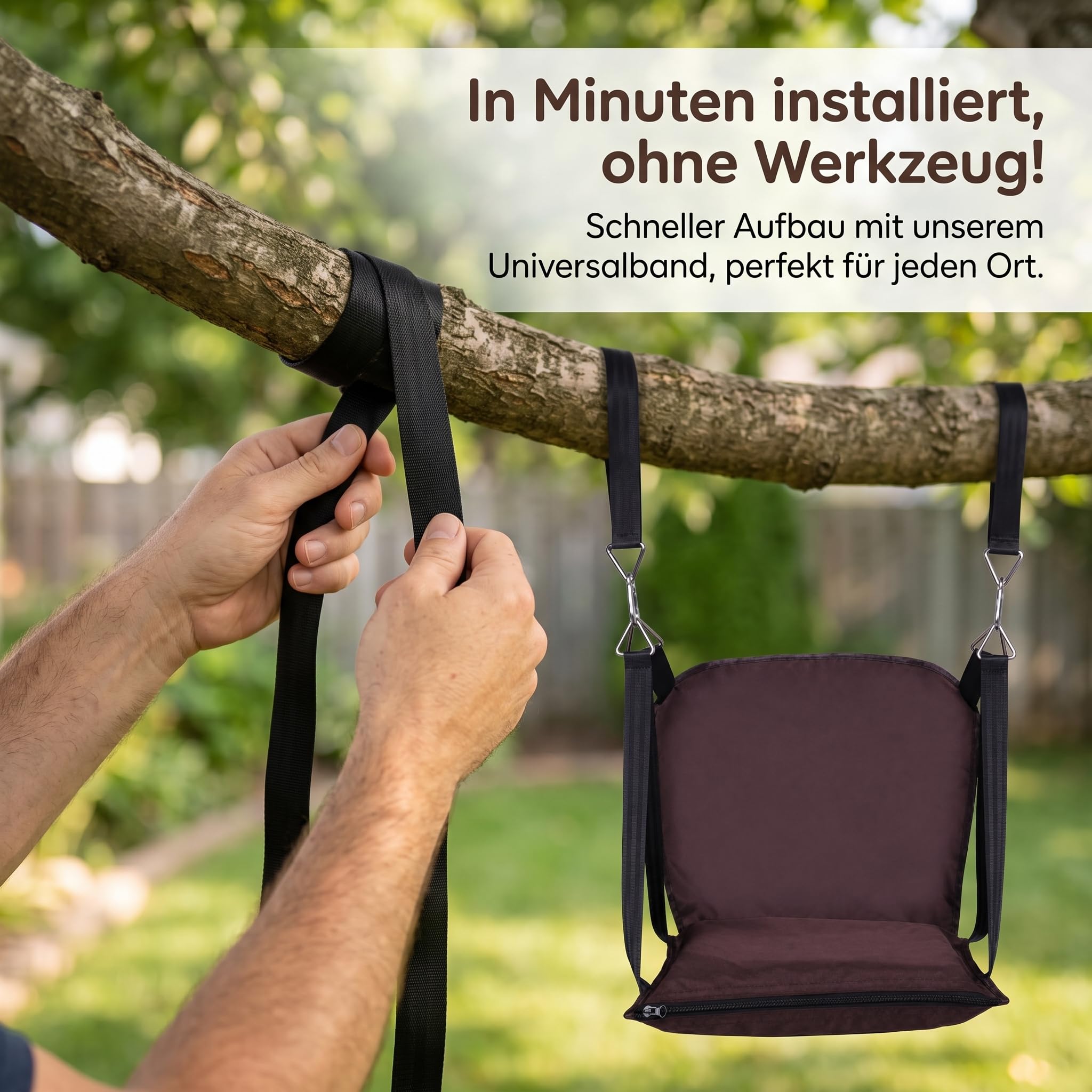 schaukel Indoor & schaukel aus – Faltbarer Schaukelsitz für s und, ohne Bohren installierbar, Color to 4, Style to 4