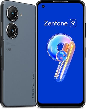 ASUS Smartphone Zenfone 9 Official Japanese Distributor Starry Blue ZF9-BL8S128/A docomo / au / SoftBank / Y!mobile / ahamo / povo / LINEMO / Rakuten Mobile Compatible 5.9-Inch Wide Waterproof