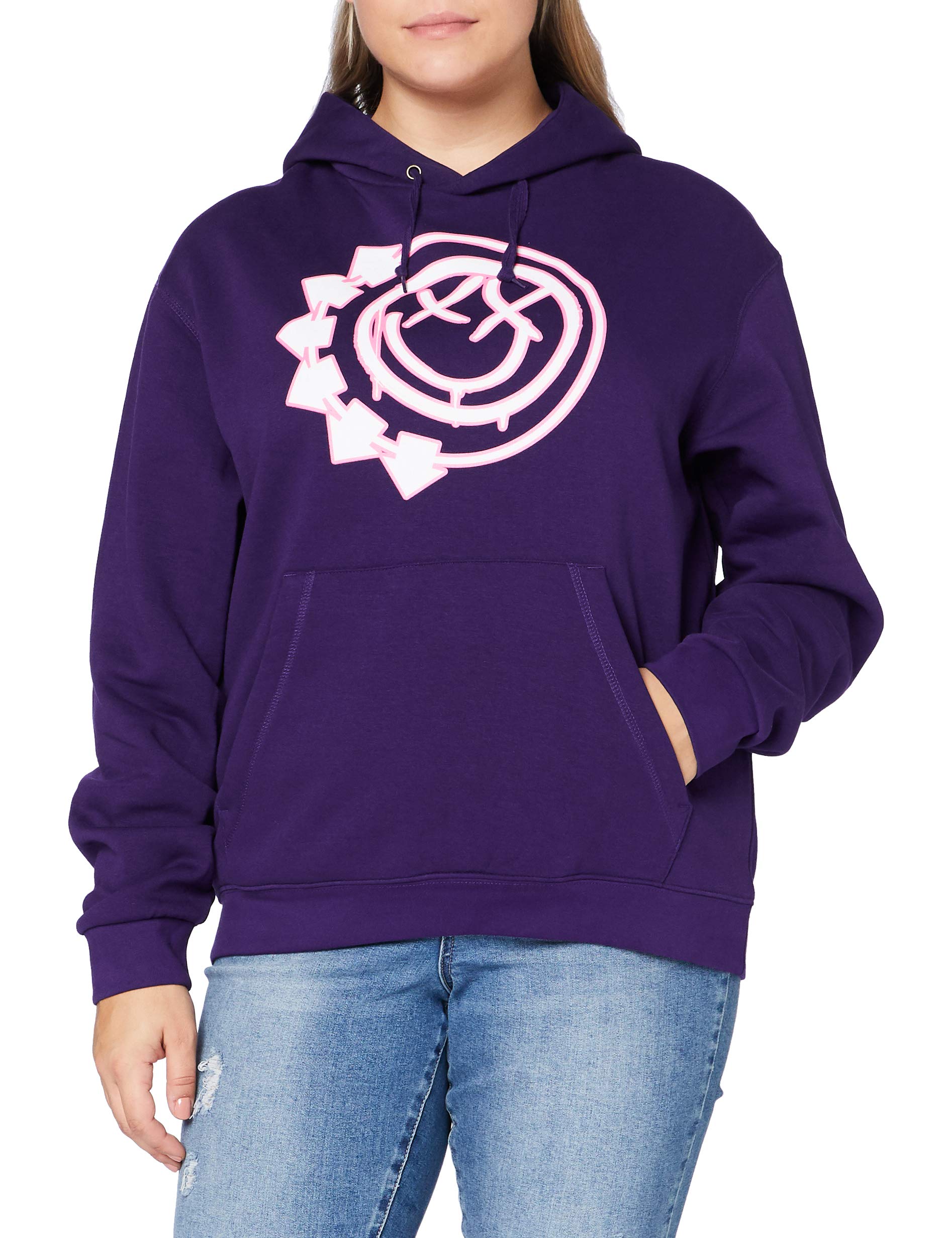 Felpa # Xl Unisex Purple # Six Arrow Smiley