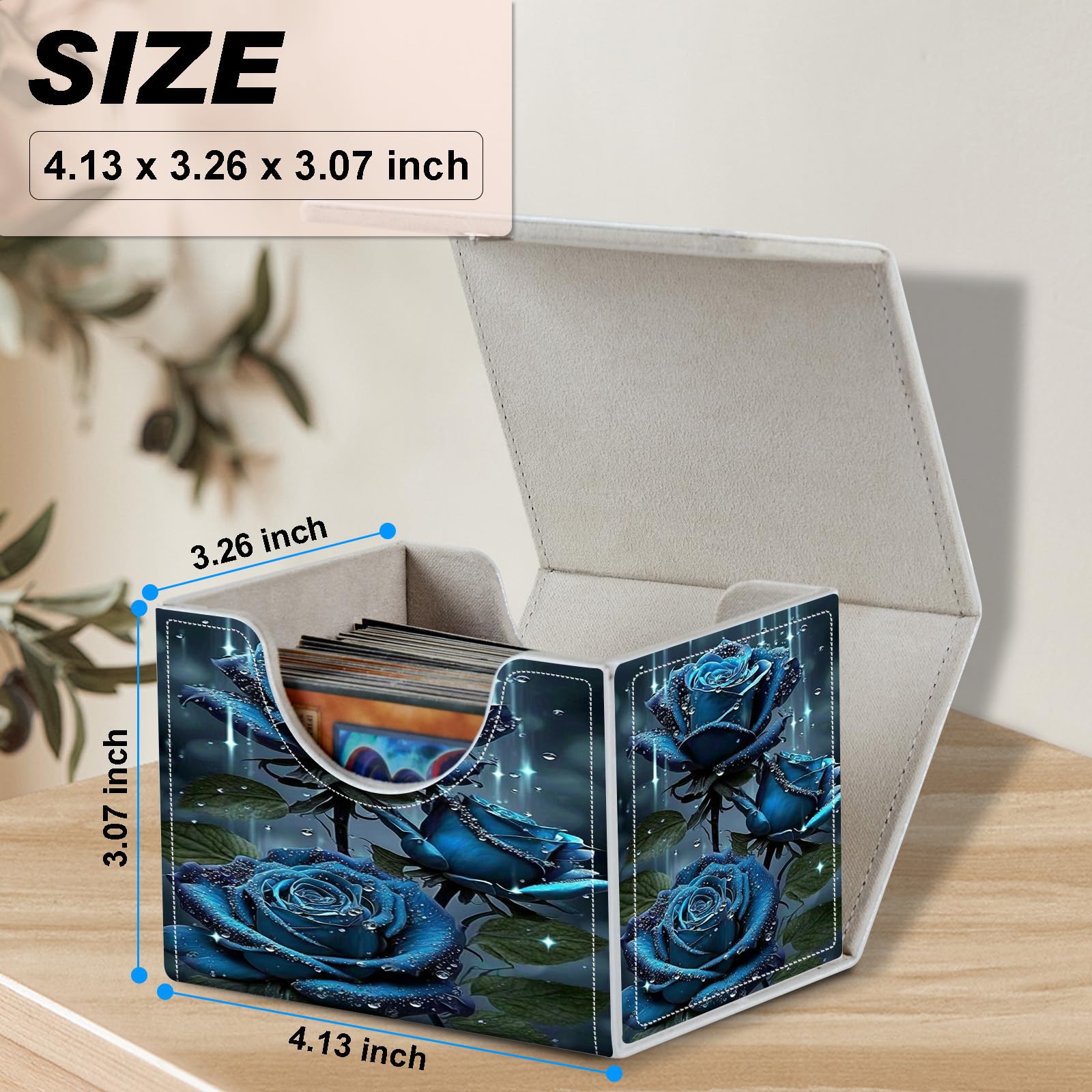Amazon.com: BVCLKJPOI Card Deck Box for MTG, Microfiber Lining and