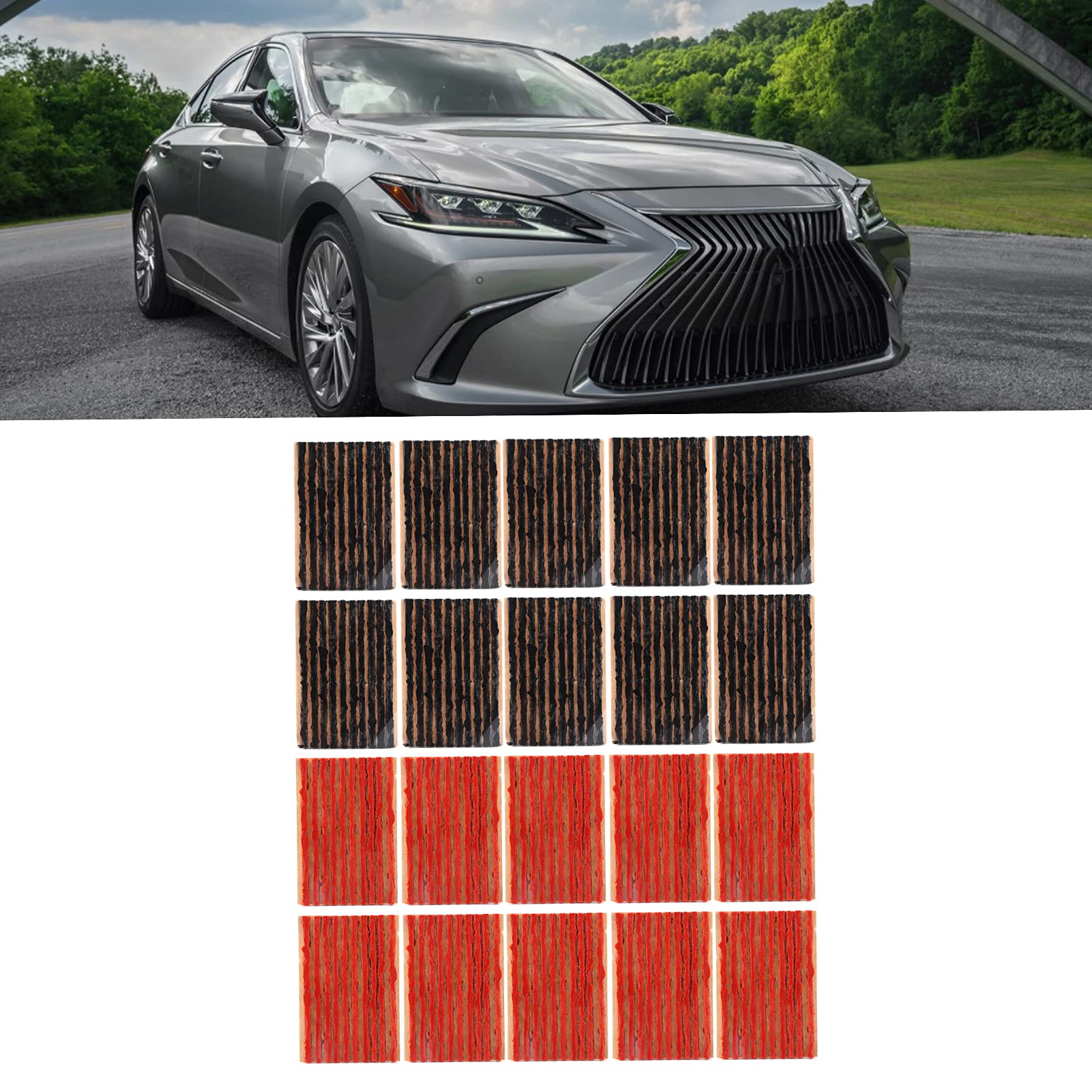 60 Pièces Bande De Réparation De Pneus, Bouchon En Caoutchouc De