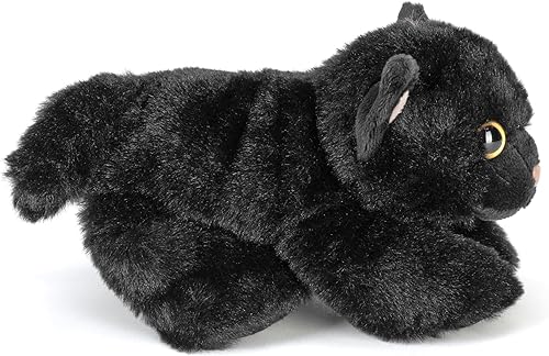 Miniatura 4 de Wild Republic - Peluche de gato negro, regalos para niños, colección Hug'Ems, 7 pulgadas