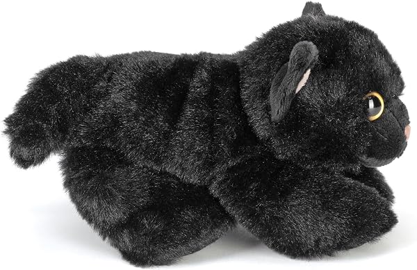 Wild Republic - Gatto Peluche, Nero, 18089 - 4